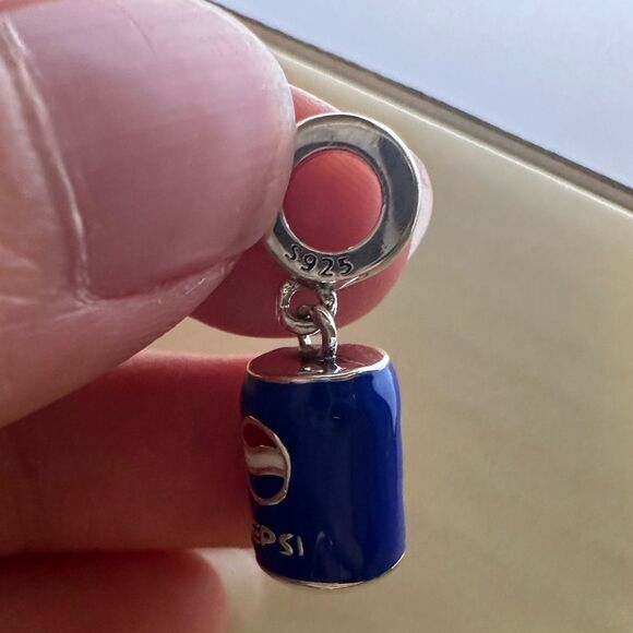 Pepsi Silver 925 Charm Pandora FIT - Picture 4 of 10